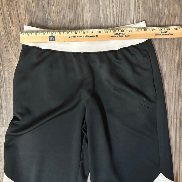 Jordan (Her)itage Women's Loose Fit Suit Pants Black Snap Detail Detail Size L - Picture 4 of 7